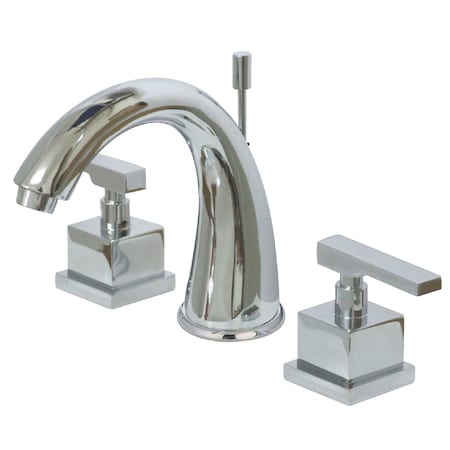 Kingston Brass 8" Widespread Bathroom Faucet, Chrome KS2961QLL